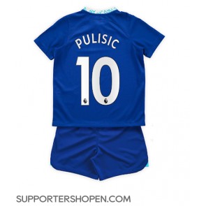 Chelsea Christian Pulisic #10 Hemmatröja Barn 2022-23 Kortärmad (+ korta byxor)